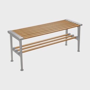 Essem Design Nostalgi bank 100 cm Eik-aluminium