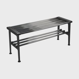 Essem Design Nostalgi bank 100 cm Chroom-zwart