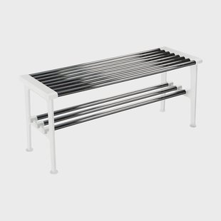 Essem Design Nostalgi bank 100 cm Chroom-wit