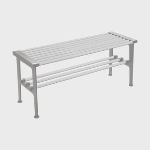 Essem Design Nostalgi bank 100 cm Wit-aluminium