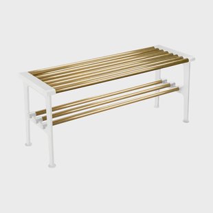 Essem Design Nostalgi bank 100 cm Messing-wit