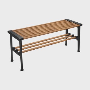 Essem Design Nostalgi bank 100 cm Bamboe-zwart Essem Design Nostalgi bank 100 cm Bamboe-zwart