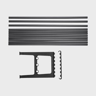 Essem Design Nostalgi bank verlenging 100 cm Zwart