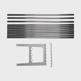 Essem Design Nostalgi bank verlenging 100 cm Chroom-aluminium