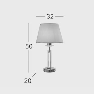 Kolarz Imperial tafellamp, hoogte 50 cm, messingkleurig