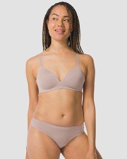 HEMA Damesstring second skin micro beige (beige)