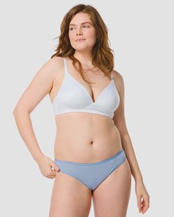 HEMA Damesslip katoen - 2 stuks blauw (blauw)