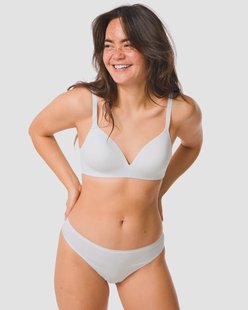 HEMA Damesstring katoen - 2 stuks wit (wit)