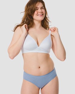 HEMA Dameshipster katoen - 2 stuks blauw (blauw)