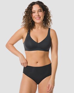 HEMA Dames tailleslip micro rib ultimate comfort zwart (zwart)