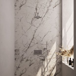 Thermostatische Inbouwdoucheset Brauer Carving Recht Met Drukknoppen Chroom (Alle Opties)