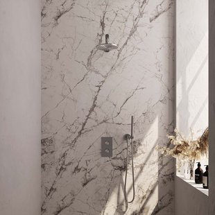 Thermostatische Inbouwdoucheset Brauer Brushed Edition Rechthoekige Afdekplaat (Alle Opties)