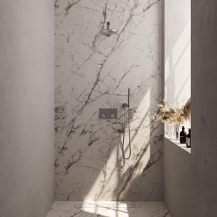 Thermostatische Inbouwdoucheset Brauer Brushed Edition Recht Met Drukknoppen (Alle Opties)