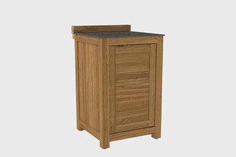 Passion Grills | Buitenkeuken Onderdeel | Milano Buitenkeukenkast 1-deurs | 58 x 63 cm | Belgium Dark Grey