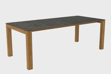 Passion Grills | Buitenkeuken Onderdeel | Flying Tuintafel | 220 x 100 cm | Belgium Dark Grey