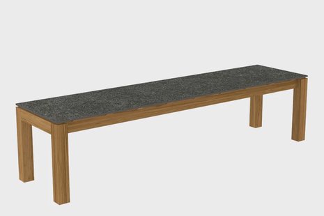 Passion Grills | Buitenkeuken Onderdeel | Flying Tuinbank | 180 x 45 cm | Belgium Dark Grey