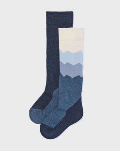 HEMA Skisokken - 2 paar blauw (blauw)