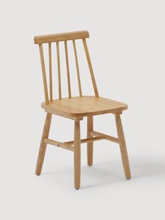 Kinderstoelen Tressia van rubberhout, 2-delig