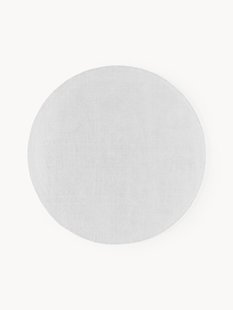 Rond katoenen vloerkleed Lora, handgeweven