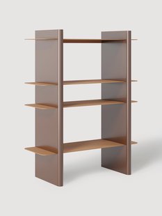 Wandkast Rami met metalen elementen