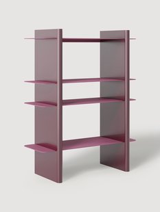 Wandkast Rami met metalen elementen