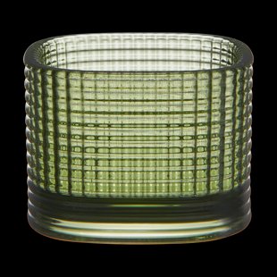 Orrefors Magica kaarsenhouder super circle 5 cm Groen