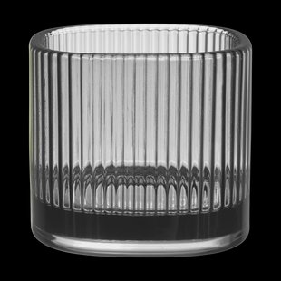 Orrefors Magica kaarsenhouder super circle 7 cm Grijs