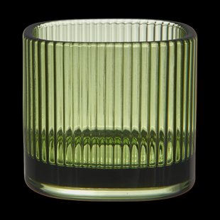 Orrefors Magica kaarsenhouder super circle 7 cm Groen