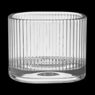 Orrefors Magische kaarsenhouder super ellipse 7 cm Helder