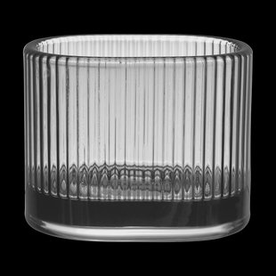 Orrefors Magische kaarsenhouder super ellipse 7 cm Grijs