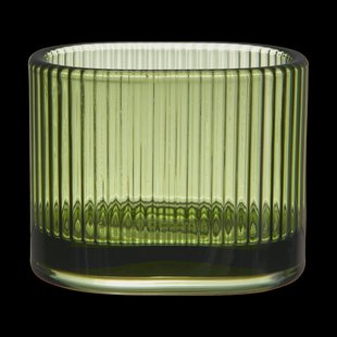 Orrefors Magische kaarsenhouder super ellipse 7 cm Groen