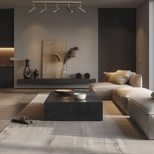 Luminex Axion plafondlamp, 5-lamps, titaniumkleurig, langwerpig, staal