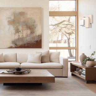 Luminex Wandlamp Wall, beige, 5 x G9, staal