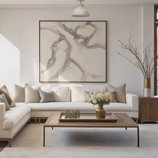 Luminex Sven plafondlamp, 1-lamp, beige, staal