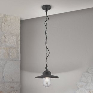 ORION Edward buiten hanglamp, antraciet, Ø 27,5 cm, aluminium