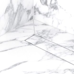 Douchegoot Easy Drain Compact 30 Modulo Stone 70 cm complete set, waterslot 30 mm