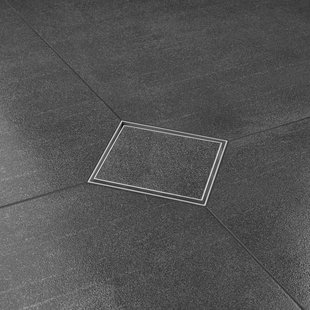 Douchegoot Easy Drain Aqua Quattro Plus 15x15cm rooster Tegel MSI