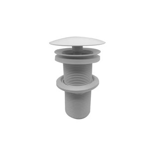 Open Afvoerplug BWS Karsten Verlengd 5/4 Glans Wit
