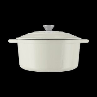 Nordwik Nordwik gietijzeren pan rond 5 l Creme