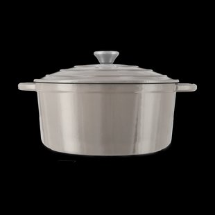 Nordwik Nordwik gietijzeren pan rond 5 l Taupe