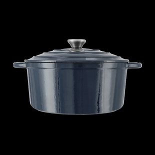 Nordwik Nordwik gietijzeren pan rond 5 l Donkerblauw