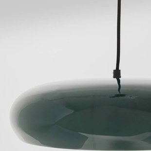 KARE Lia hanglamp, blauw, geëmailleerd staal, 38 cm