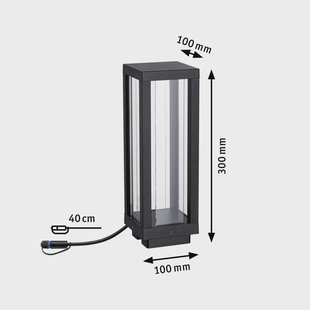 Paulmann Plug & Shine LED klassieke lantaarn RGBW basislamp
