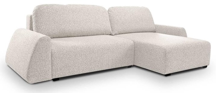 Talula hoekbank links/rechts chenille met slaapfunctie | Selsey Design