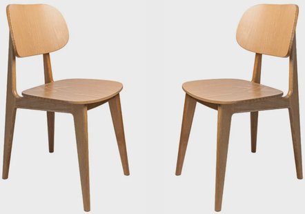 Set van 2 Tulio eetkamerstoelen | NADUVI Collection