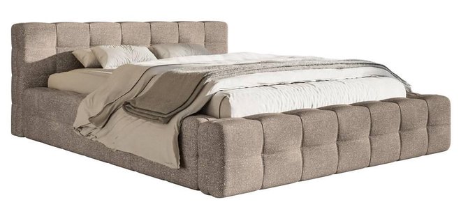 Tilly bedframe chenille met opbergruimte 140 x 200 cm | Selsey Design