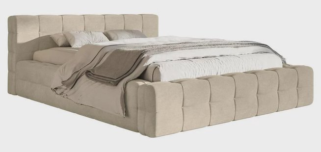 Tilly bedframe velvet met opbergruimte 160 x 200 cm | Selsey Design