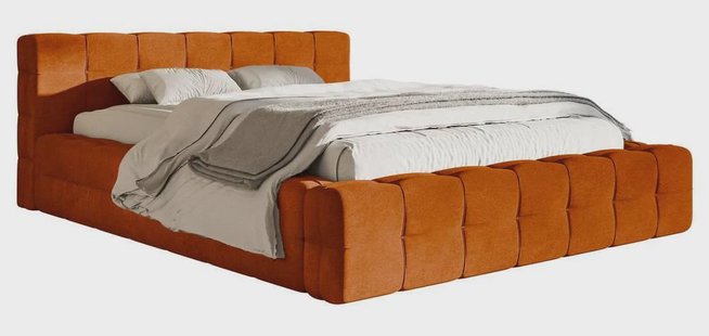 Tilly bedframe velvet met opbergruimte 140 x 200 cm | Selsey Design