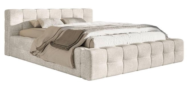 Tilly bedframe chenille met opbergruimte 180 x 200 cm | Selsey Design