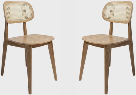 Set van 2 Tulio eetkamerstoelen | NADUVI Collection